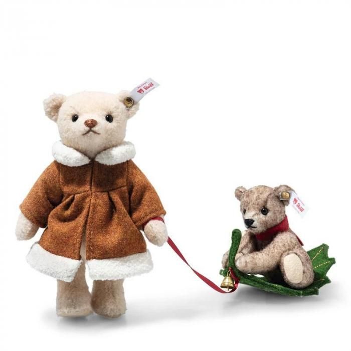 シュタイフ ママと仔グマのホーリーエクスプレス 16cm EAN005862