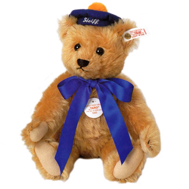 STEIFF Japan Teddy Bear TARO EAN650864ロットナンバーはNO1391