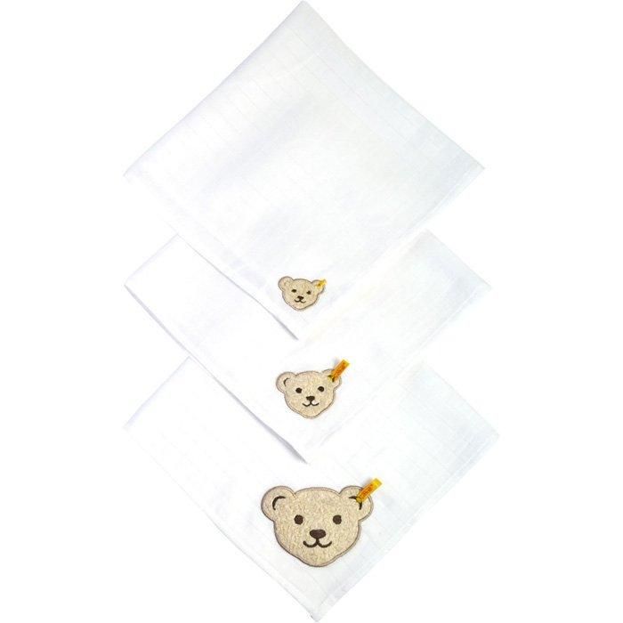 シュタイフ ベビー用品 ハンカチ 3枚セット 45cm×45cm EAN6512990