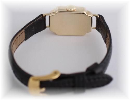 ロレックス スクエア イエローゴールド 金時計 レディース