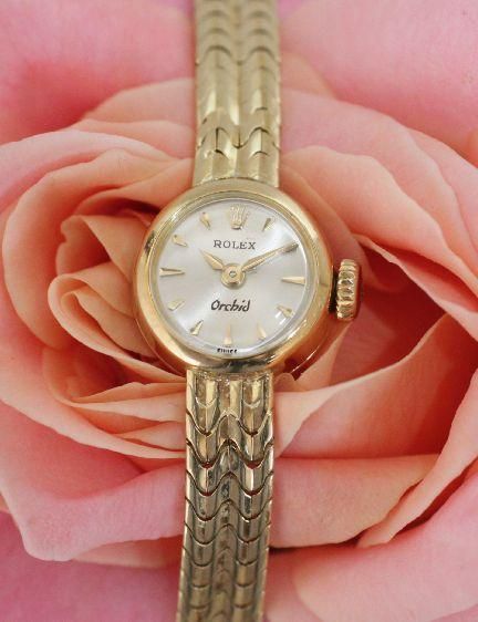 ロレックスのオーキッド Orchid 18金 イエローゴールド