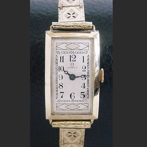 OMEGA 1930年代 オメガのアールデコ レディースアンティーク時計