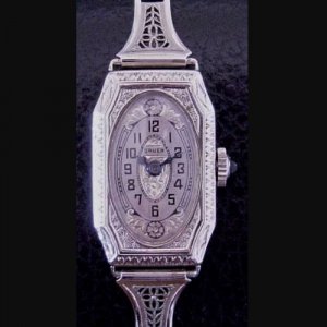 グリュエン - レディース アンティーク腕時計 プチ・アールデコ