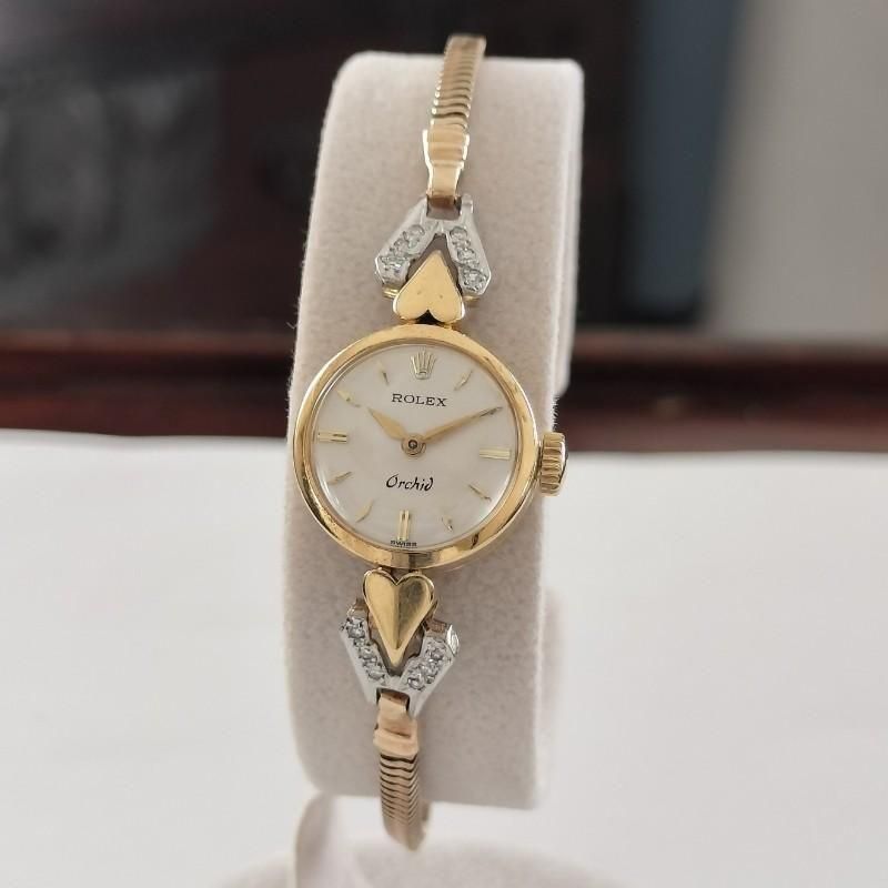 ロレックス ハートのラグ | レディース 18金無垢腕時計 - レディース