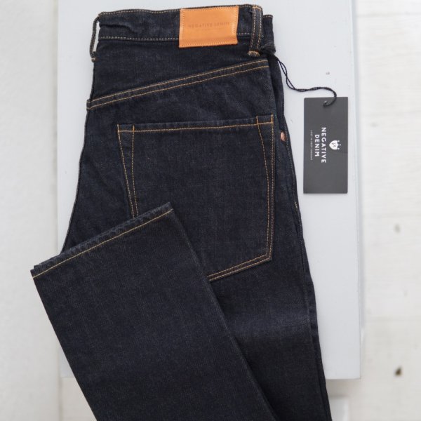 【NEGATIVE DENIM】5p tapered jeans （size３のみ） - Hour Chambers Market