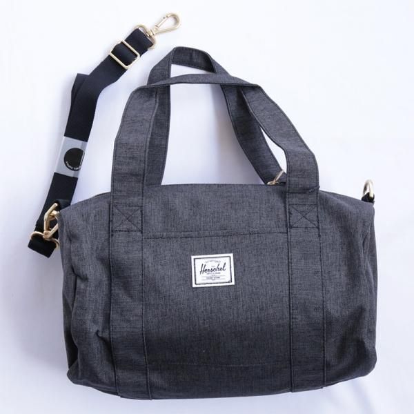Sutton Duffle Mini - Black Crosshatch