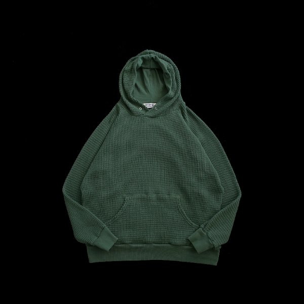 HEAVY OZ THERMAL L/S PULLOVER HOODIE - Ever Green