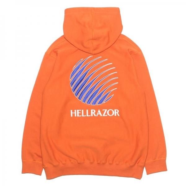 LOGO EMB PATCH HOODIE - Orange