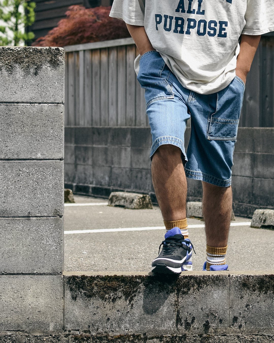 COMMON EDUCATION[コモンエデュケーション] | BAJA MEN DENIM SHORT