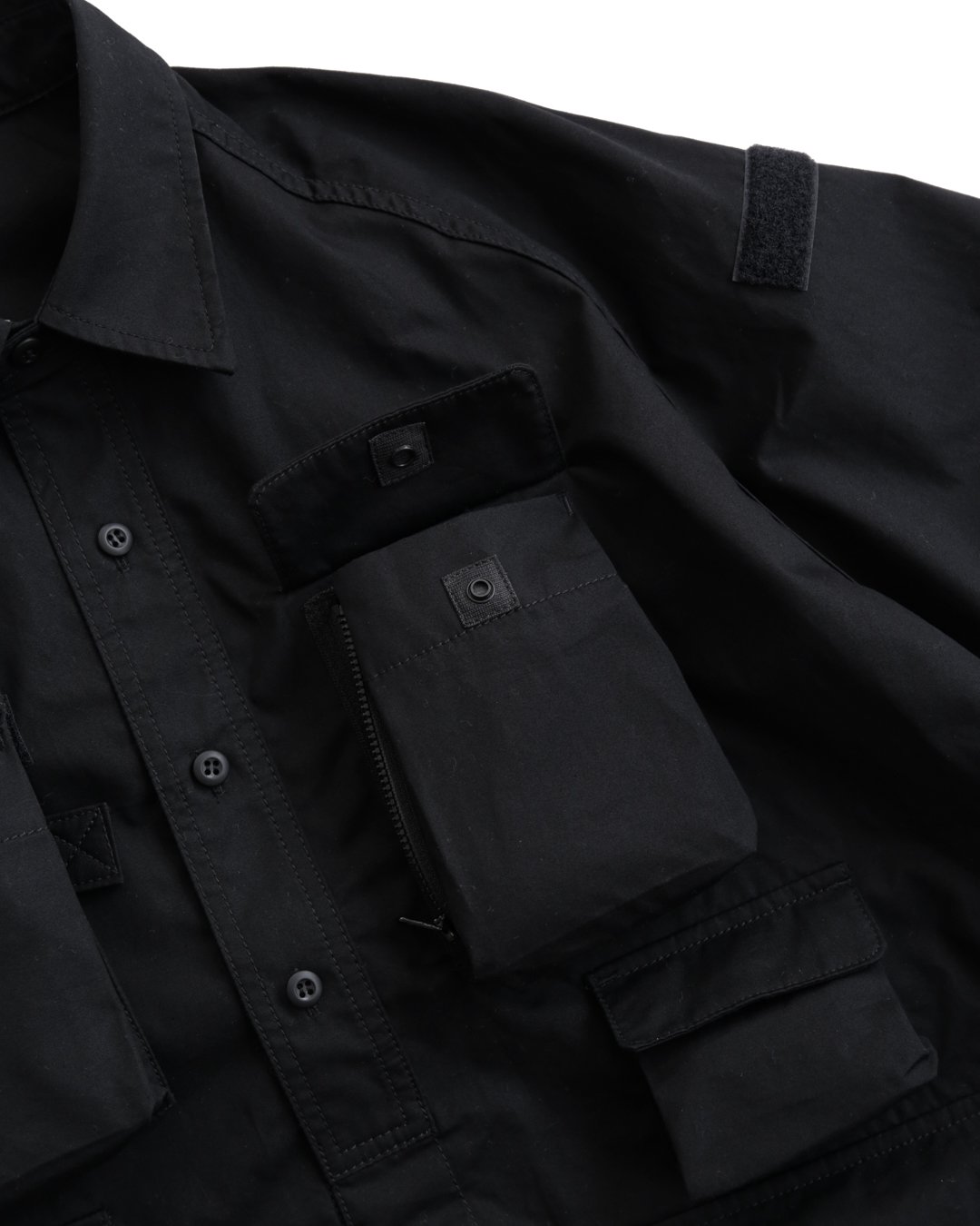 wax clothing[ワックスクロージング] | WAX ORIGINAL / UTILITY SHIRT JACKET - Black