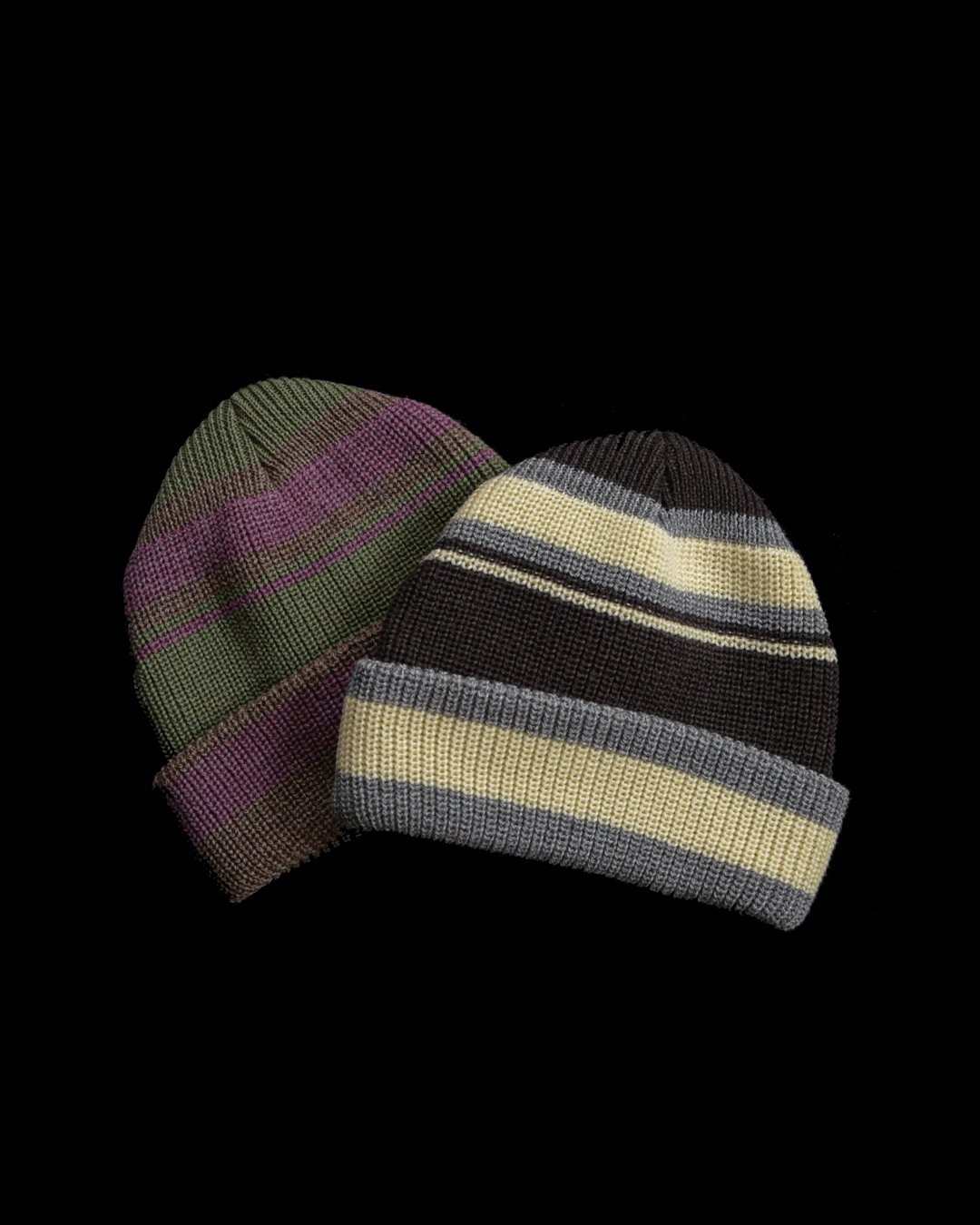 NOROLL WASHBLE STRIPE BEANIEconditionB - 帽子