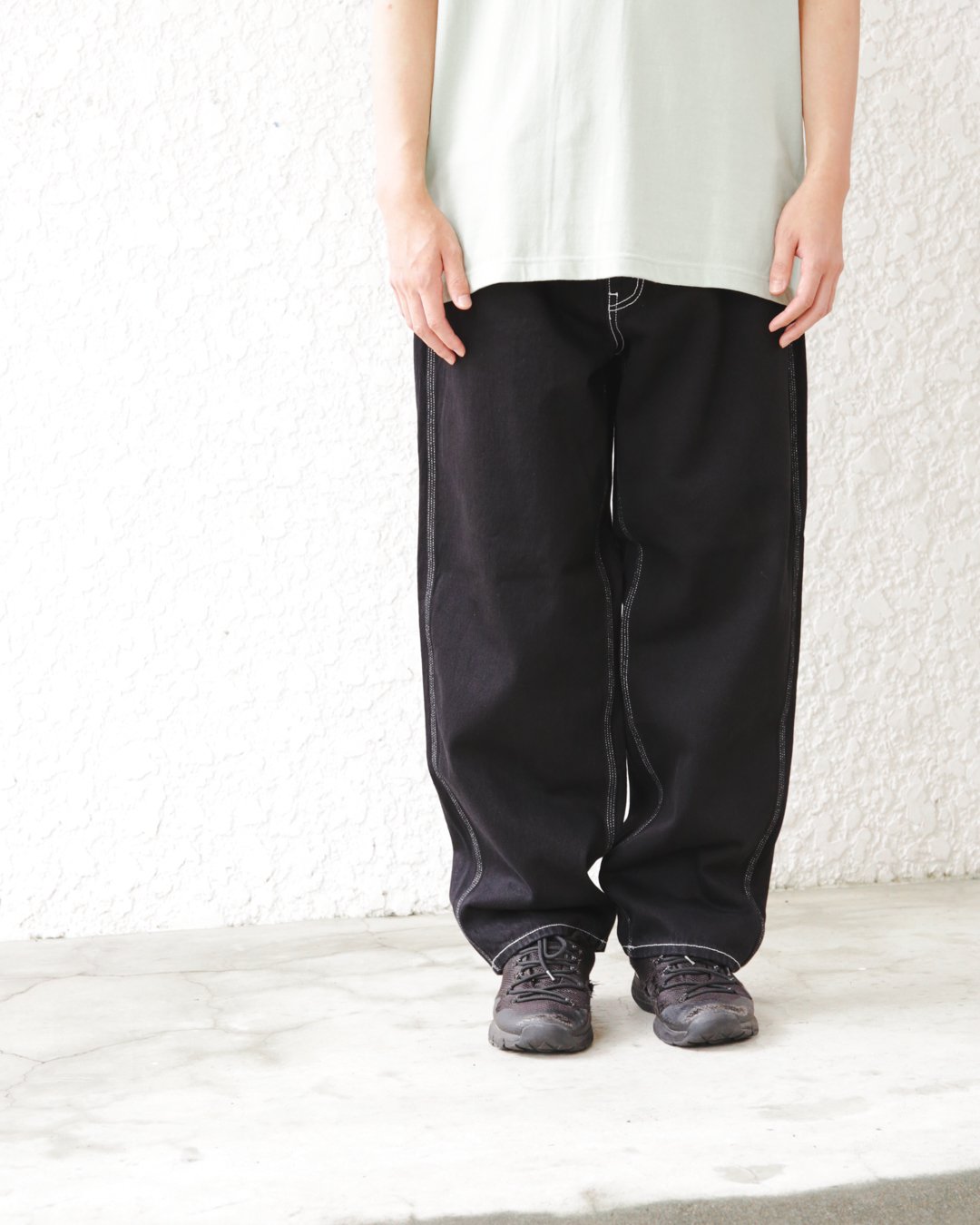 hellrazor Baggie Denim Pants XL - デニム/ジーンズ