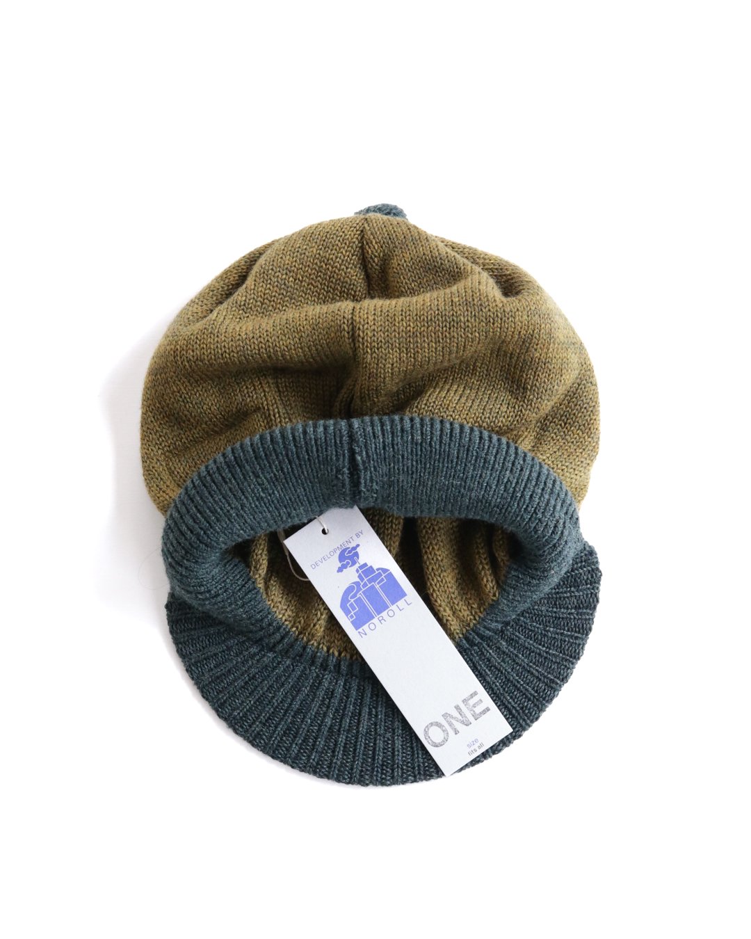 NOROLL [ノーロール] | LASKETELLA KNIT - Olive, Grey