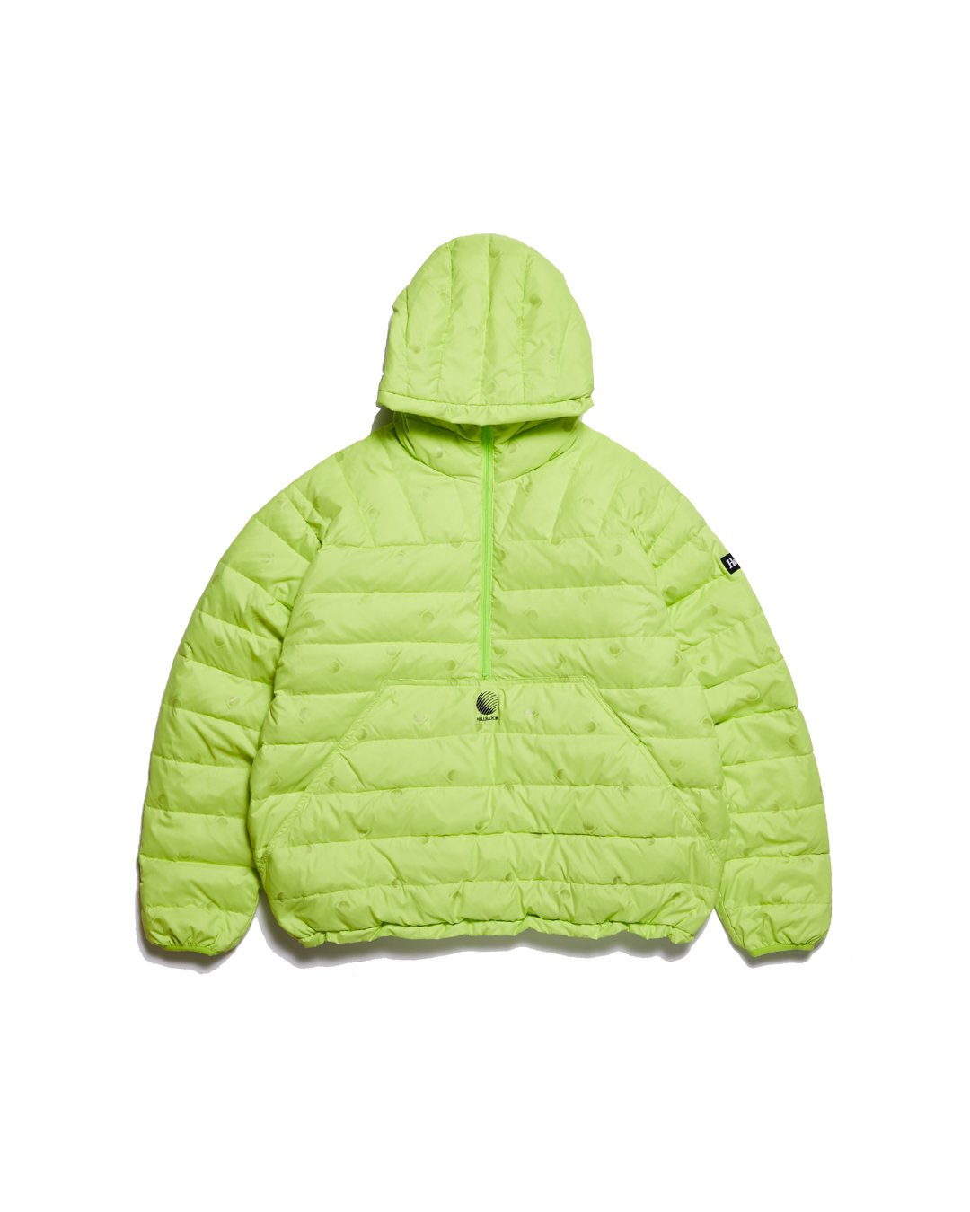 LOGO PULLOVER HOODED DOWN JACKET - Green