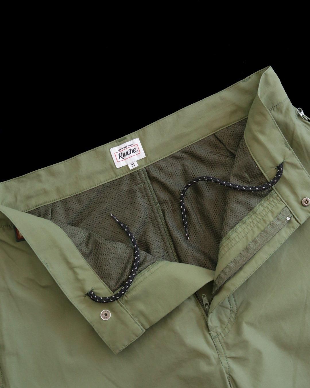 RWCHE[ローチ] | SESSION CARGO NYLON PANTS - Olive