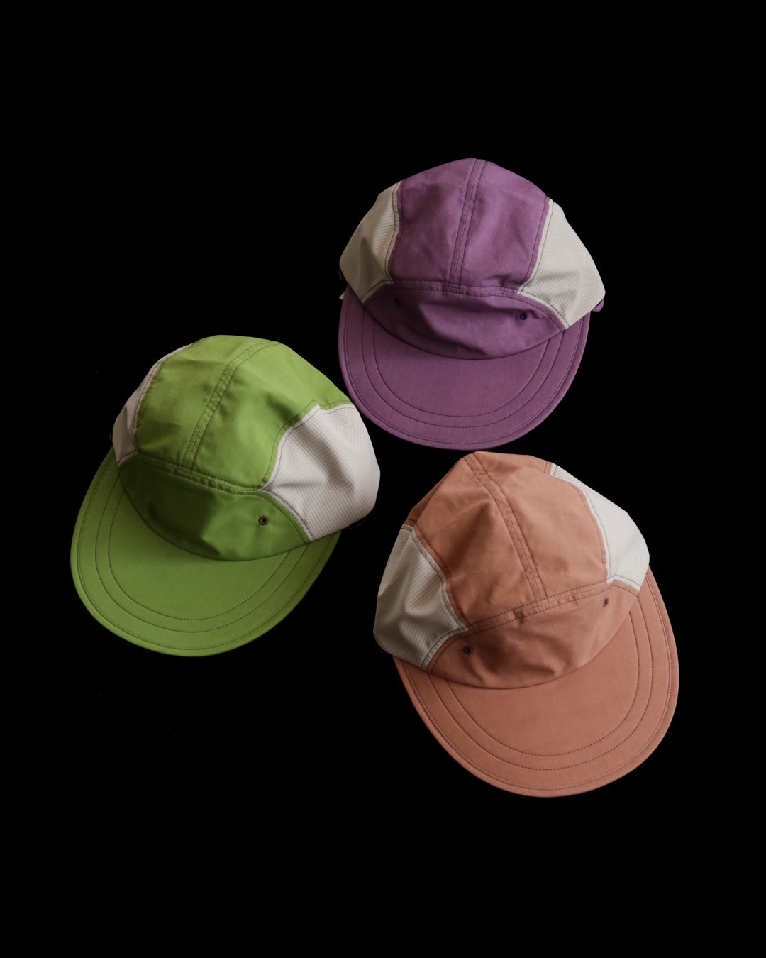 NOROLL [ノーロール] | HONK MESH CAP - Cocoa, Green, Violet
