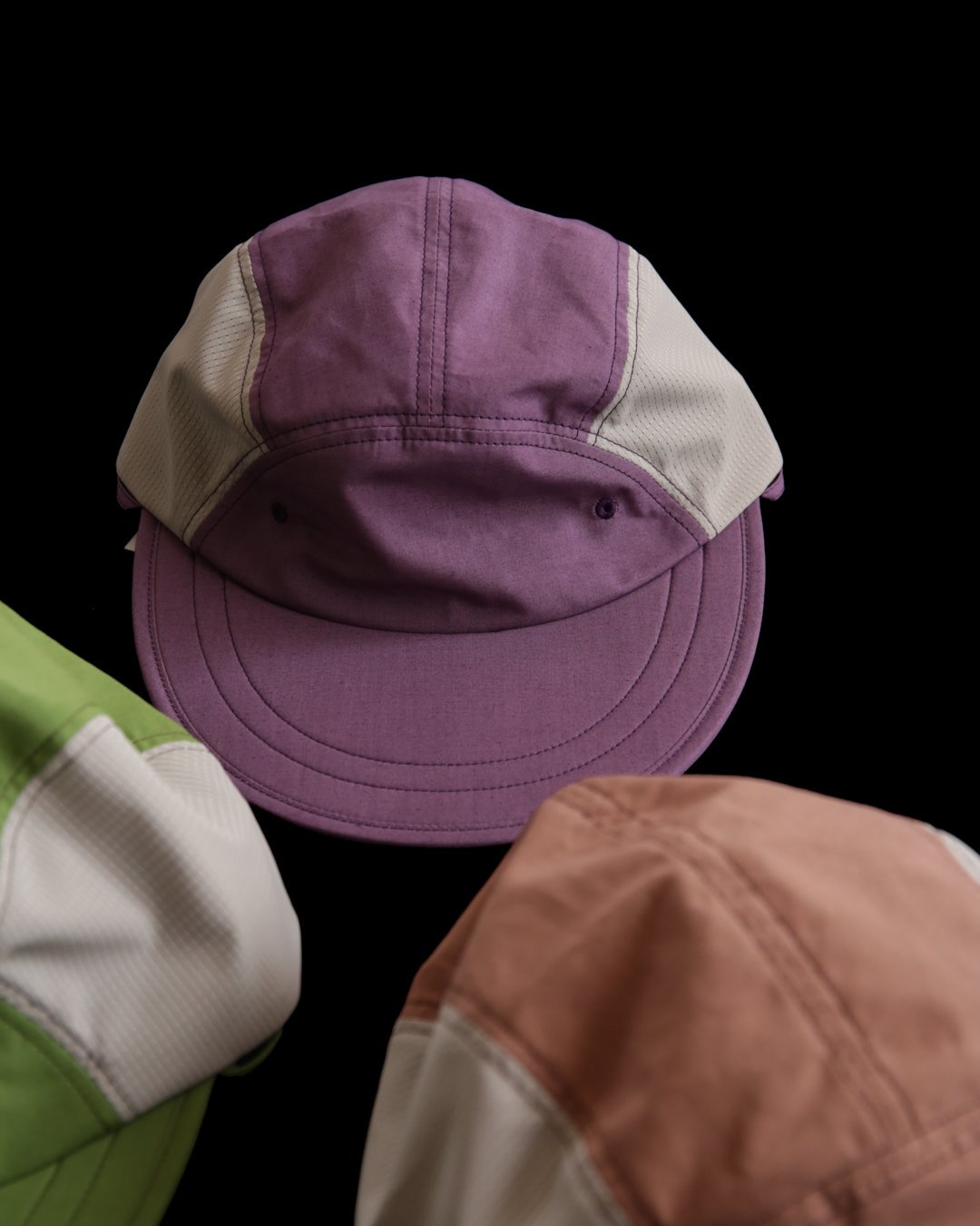 NOROLL [ノーロール] | HONK MESH CAP - Cocoa, Green, Violet