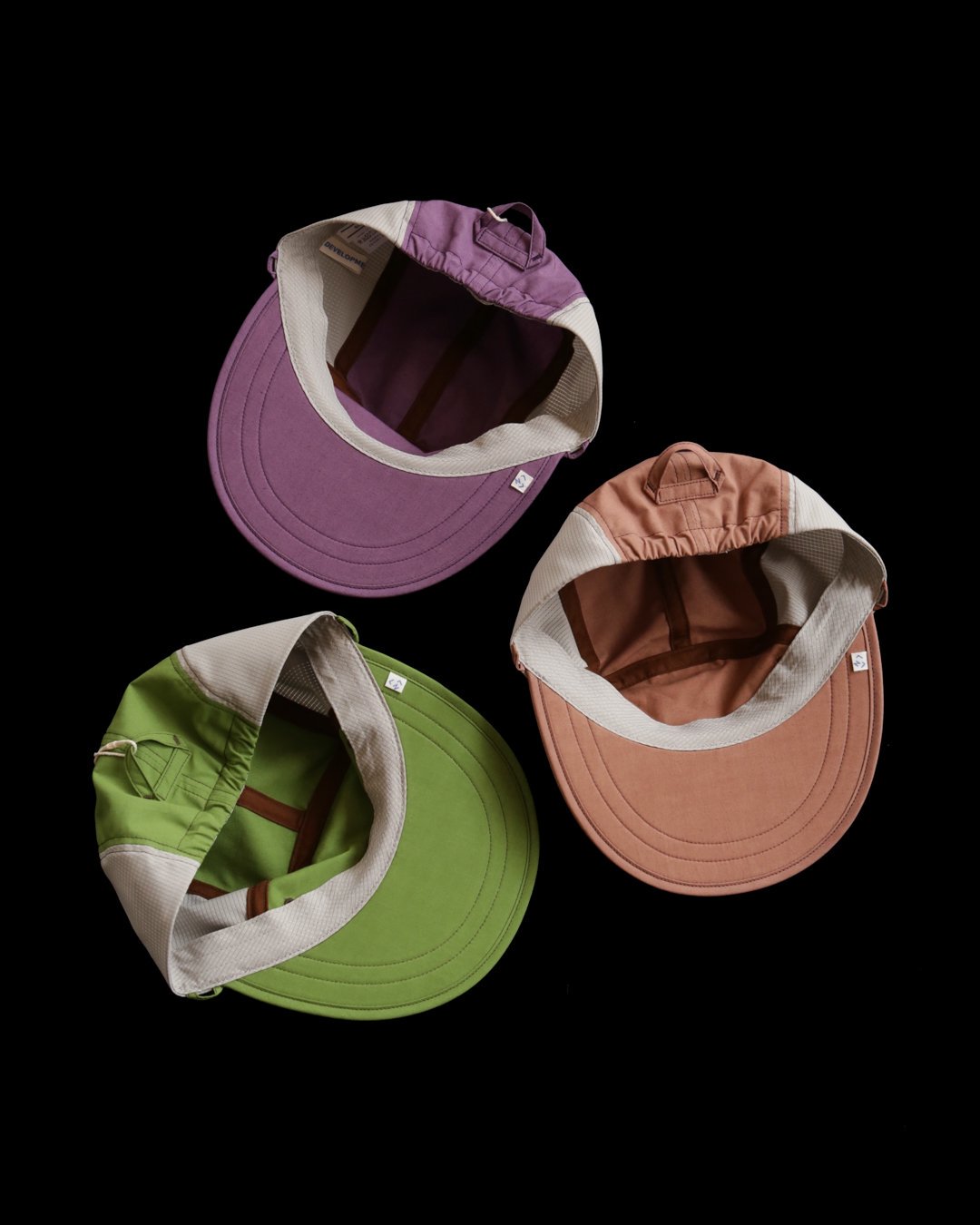 NOROLL [ノーロール] | HONK MESH CAP - Cocoa, Green, Violet