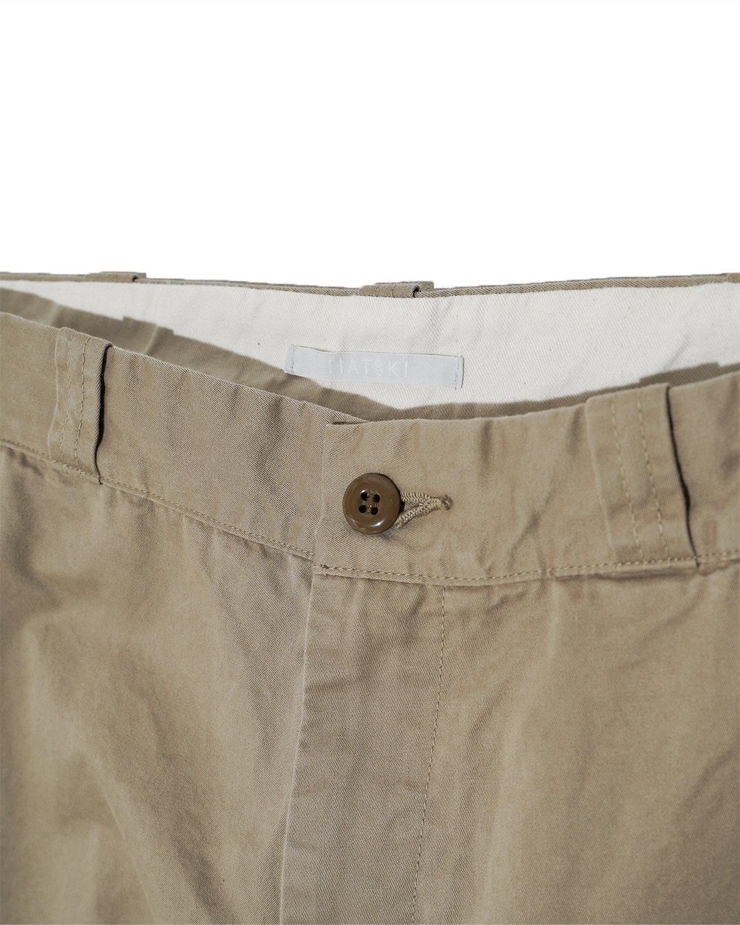 HATSKI[ハツキ] 24FW | TAPERED CHINO TROUSER - Beige