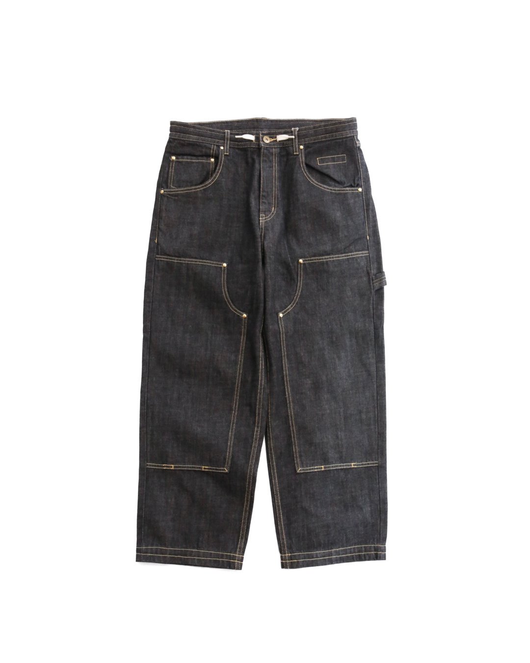 COMMON EDUCATIONONE WASH DENIM DOUBLE KNEE