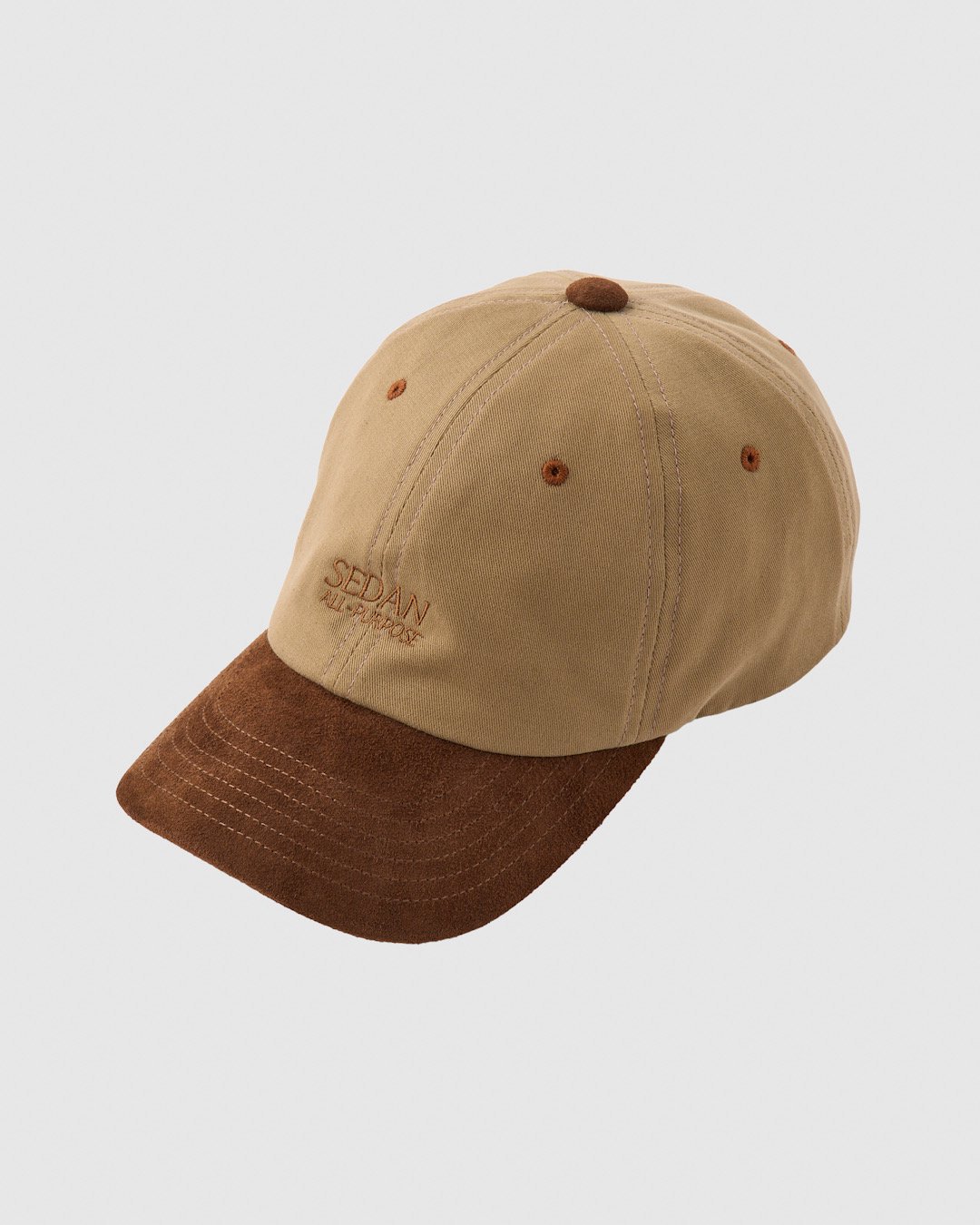 SEDAN ALL-PURPOSEOG LOGO SUEDE VISOR CAP