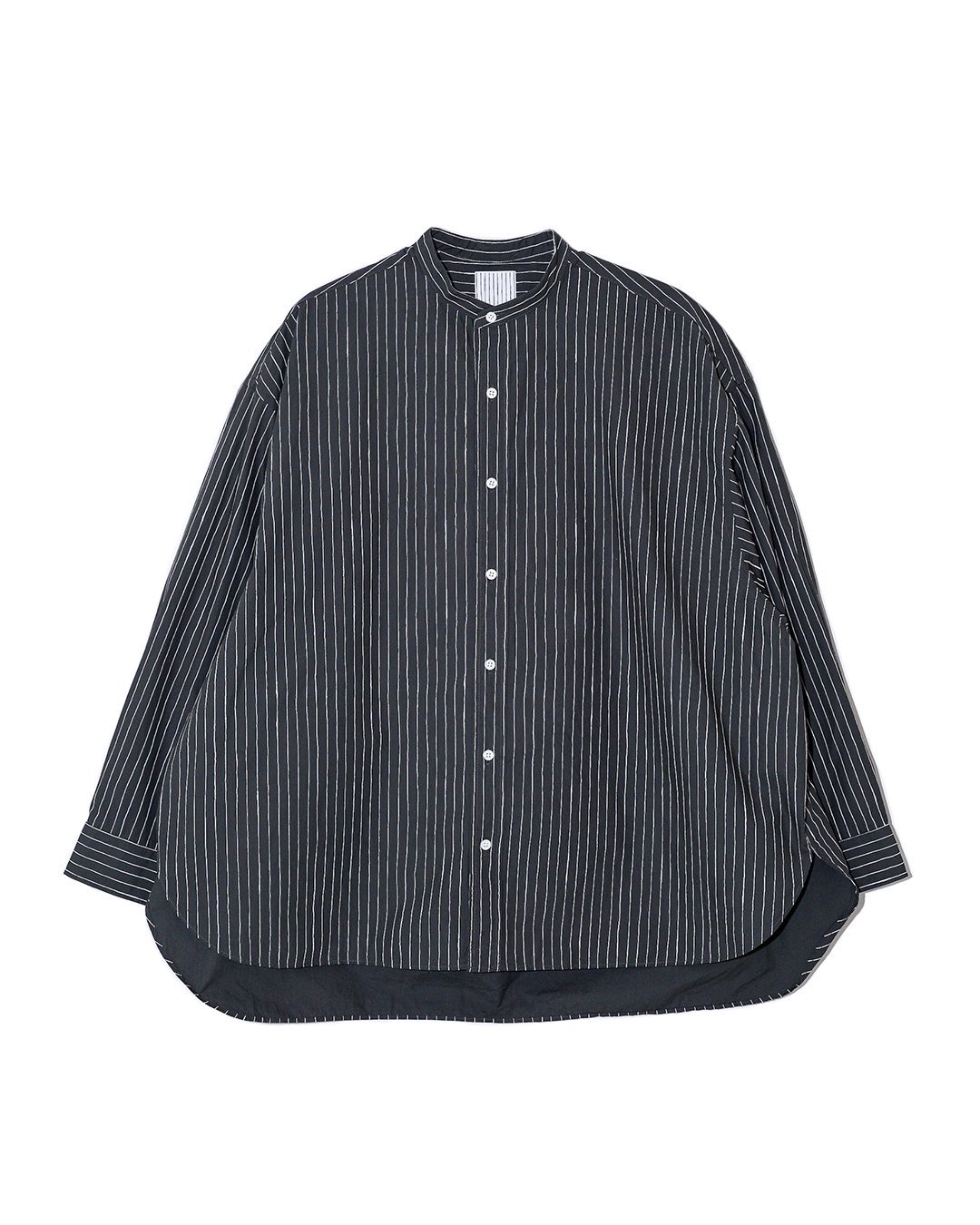 STRIPES FOR CREATIVE[ストライプフォークリエイティブ] FW24 1st Delivery | NO COLLAR SFC  SHIRT - Brown, Sax Blue, Charcoal