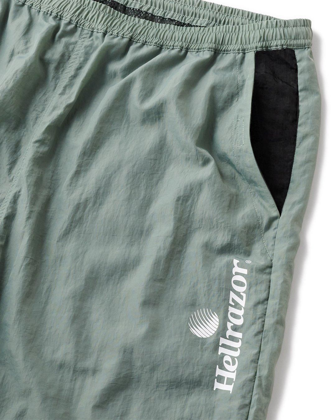 HELLRAZOR DOUBLE PIPING NYLON PANTS / BLACK (ヘルレイザー