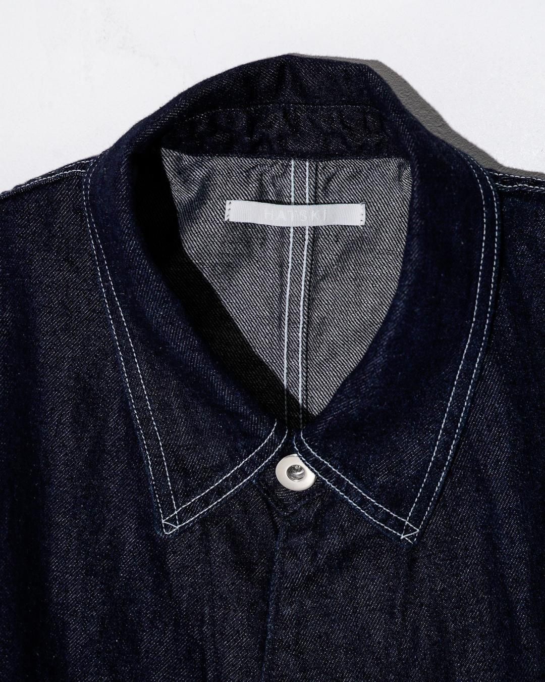 はづき HATSKI[ハツキ] 25SS | COTTON/LINEN DENIM COVERALL - Indigo