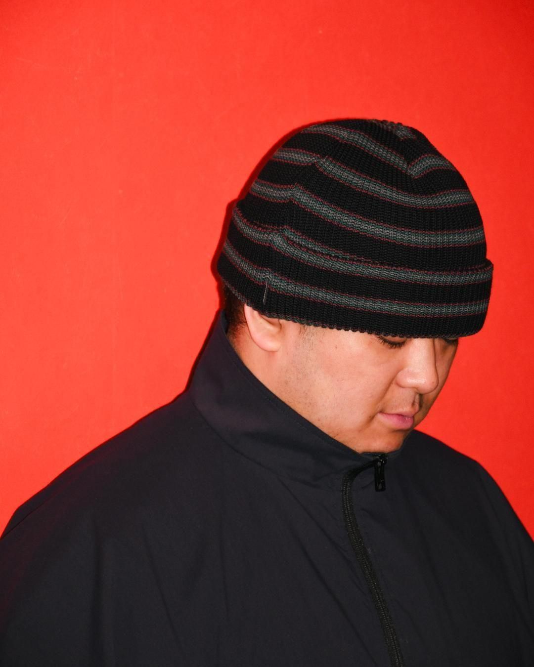 HELLRAZOR LOGO BOARDER BEANIE / BLACK (ヘルレイザー ビーニー