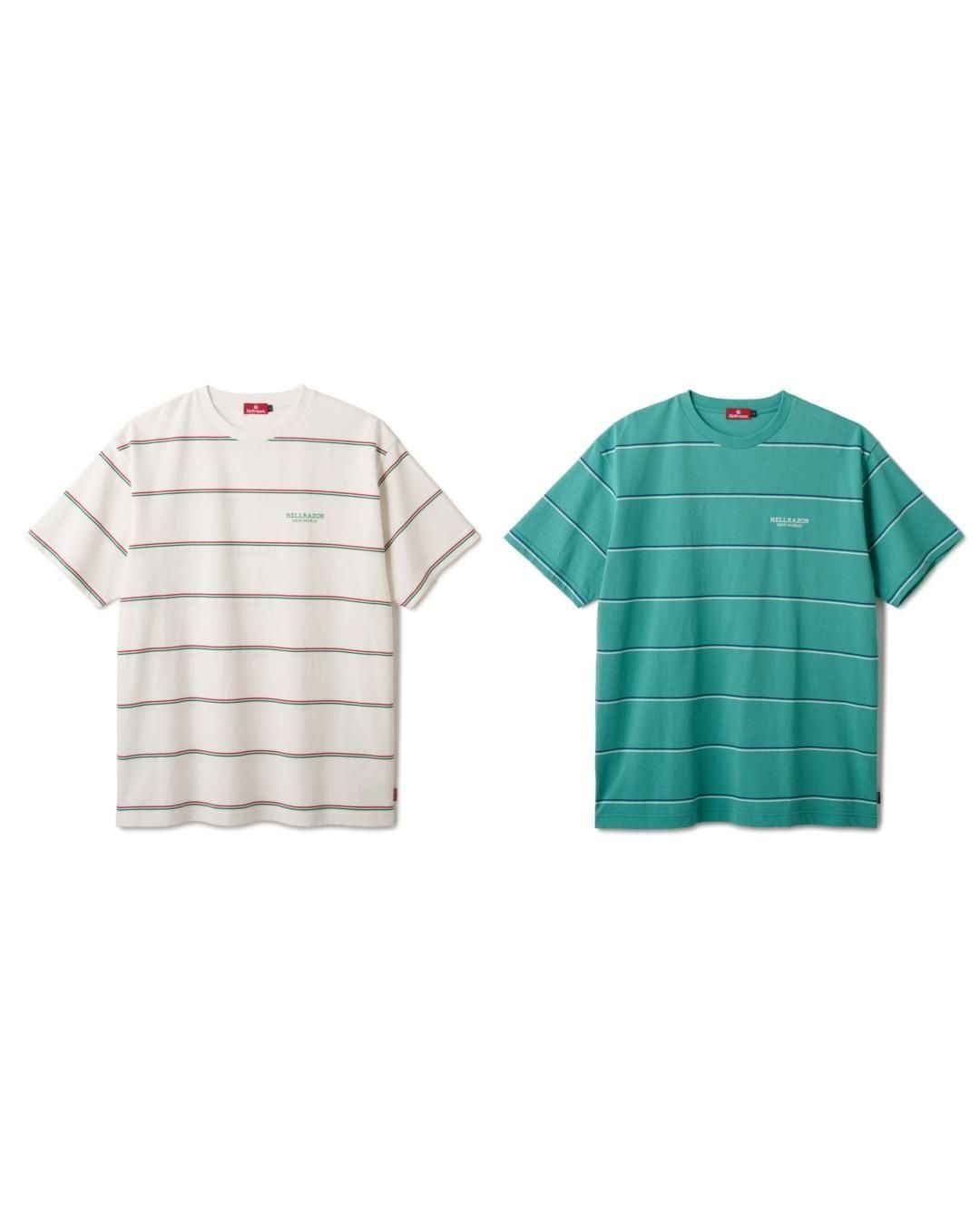 HELLRAZORBLOCK LOGO PIN STRIPED SHIRT