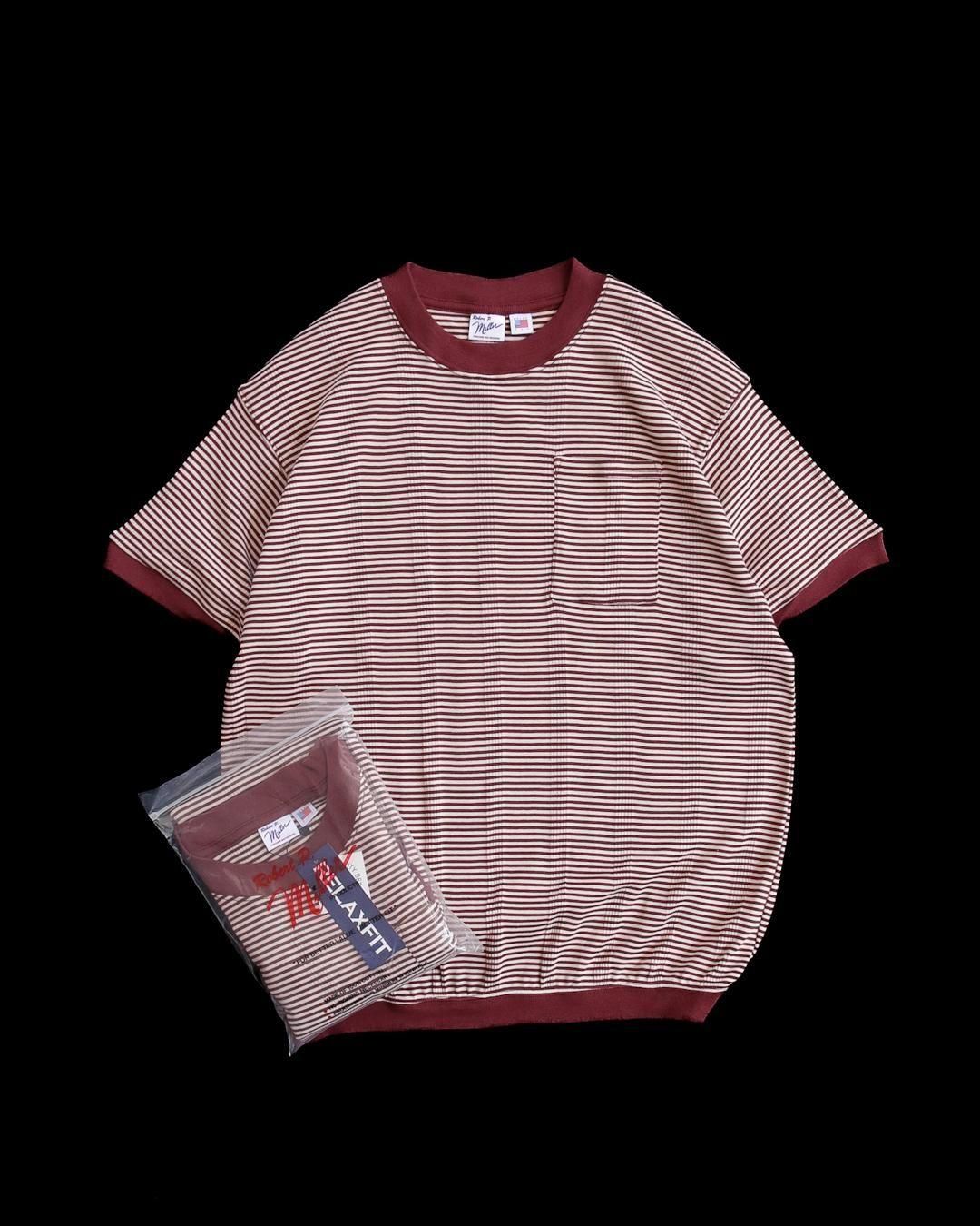 RELAXFITMILLER  RELAXFIT PANEL RIB BORDER TSHIRTS