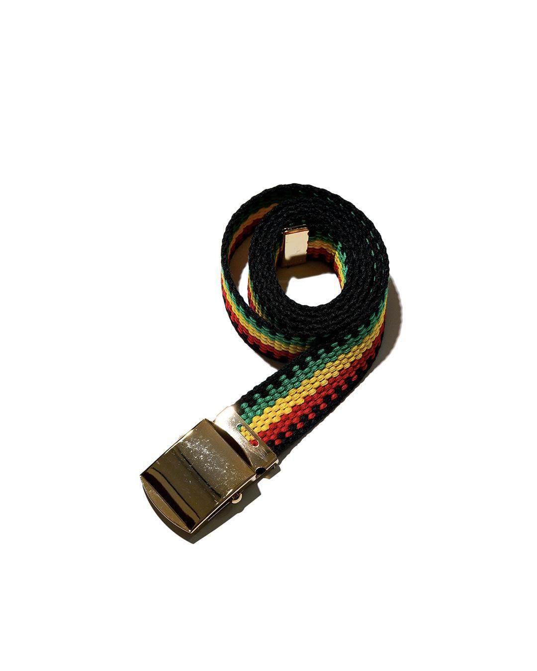 JHAKXPLAITED RASTA BELT GOLD