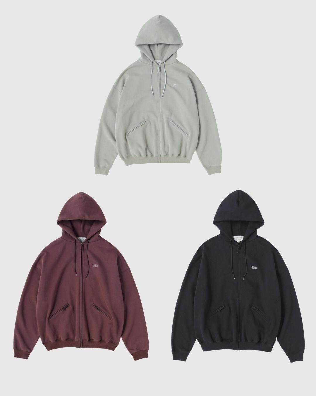 おはおは SEDAN ALL-PURPOSE [セダンオールパーパス] | OG LOGO FULL ZIP HOODIE