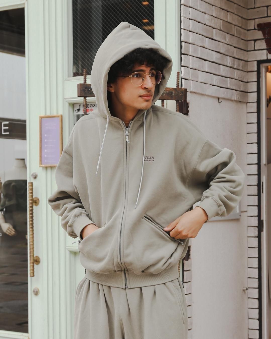 SEDAN ALL-PURPOSE [セダンオールパーパス] | OG LOGO FULL ZIP HOODIE