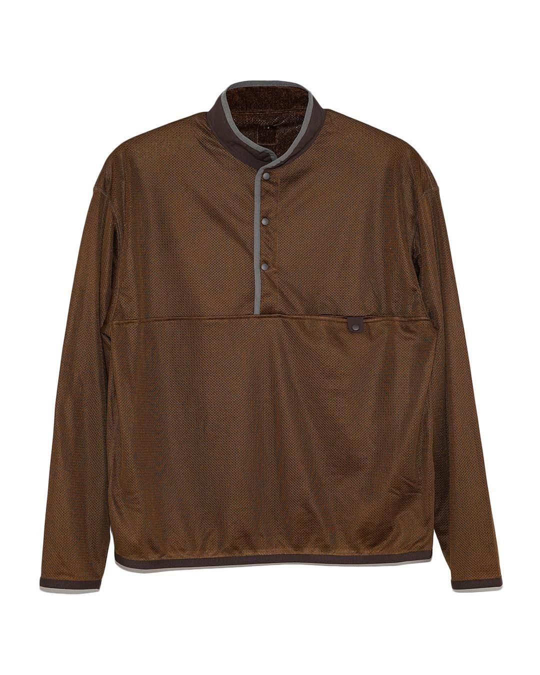 迷迭香[マンネンロウ] 2025 秋と冬 | OCTA MIDLAYER PULLOVER - Brown