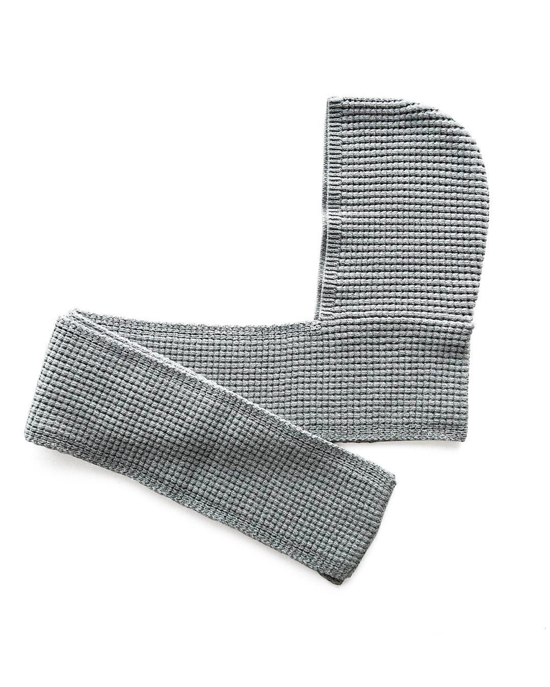 COMFORTABLE REASONWAFFLE HOOD SCARF