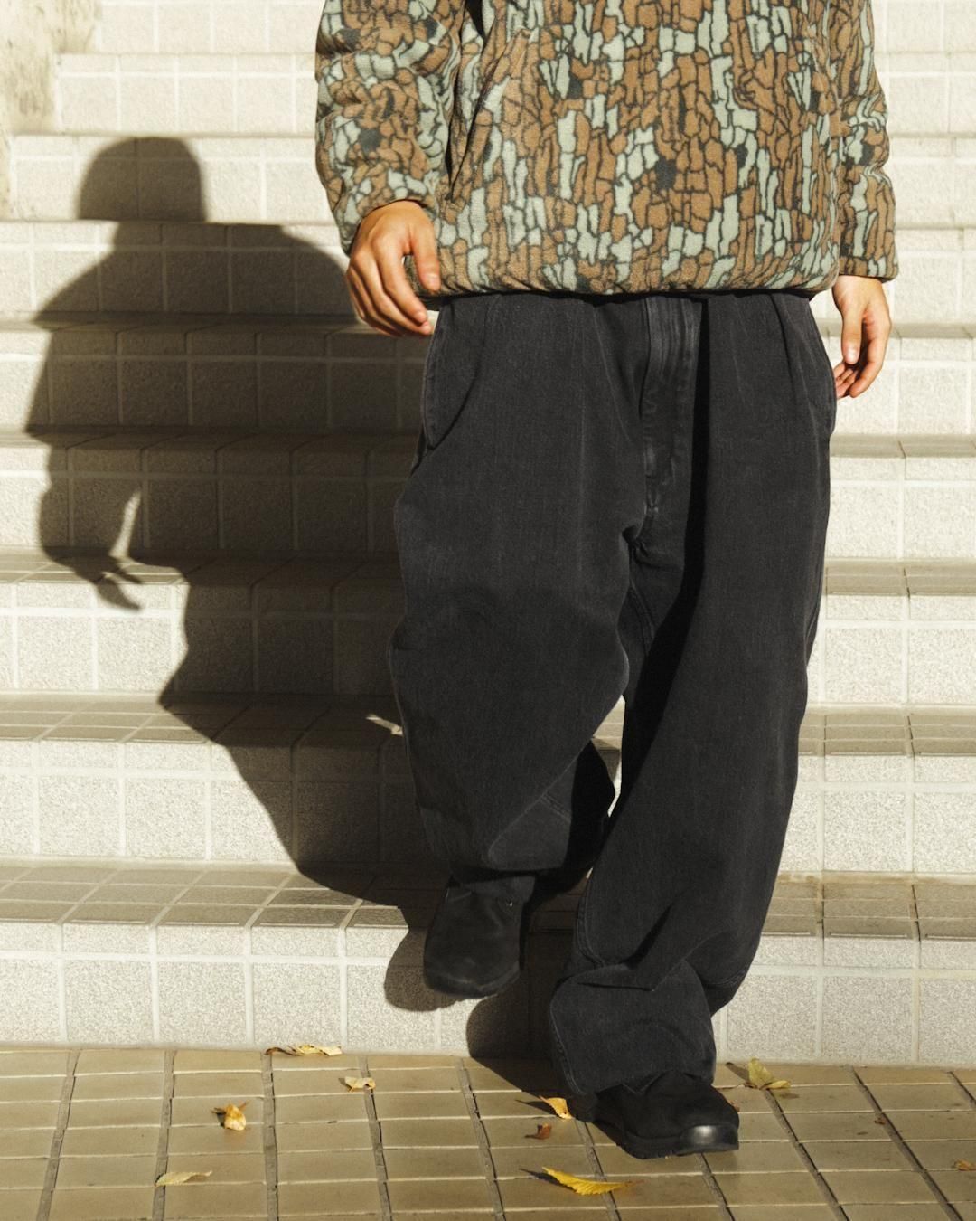 NOROLL [ノーロール] | THICKWALK PANTS BK DENIM