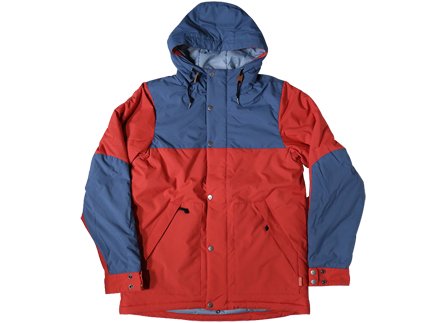 THE SCOUT JACKET - RED/OCEAN