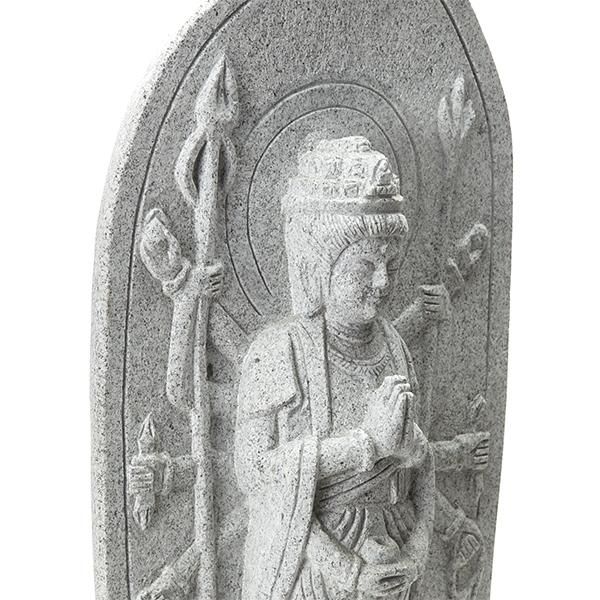 天然石手彫り 観音様立像 時代物 唐物 伝世品 ウブ品 入手困難 WWFT034 あわら市文化財に指定 雨乞堂 11体の石造仏 畝畦寺 本尊「千手