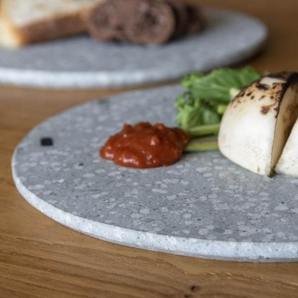 竜山石（青色）のプレート(お皿）大 | Plate (Large)