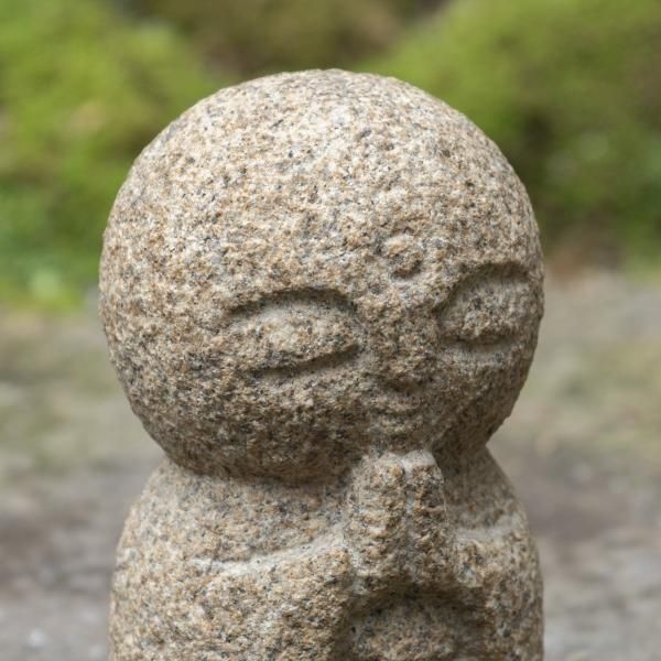 蛭川錆石製の地蔵｜Jizo Statue Made of Hirugawa Stone