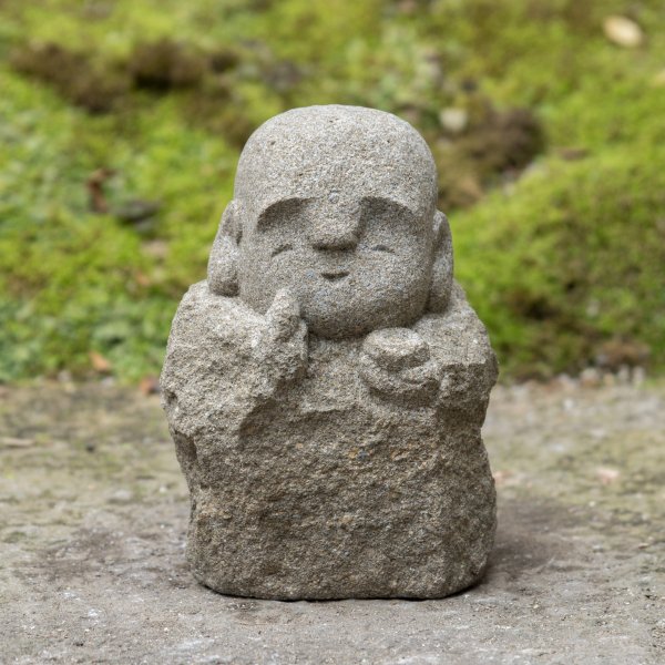 ¢ȭˡJizo Statue with Bowl Made of Kimachi Stone