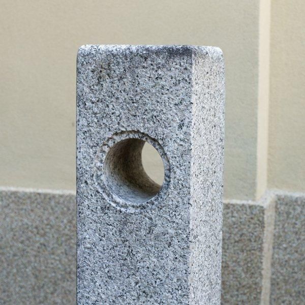 御影石製、道しるべ型灯篭 | Signpost Lantern