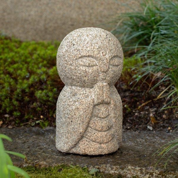 蛭川錆石製の地蔵（大）｜Jizo Statue Made of Hirugawa Stone