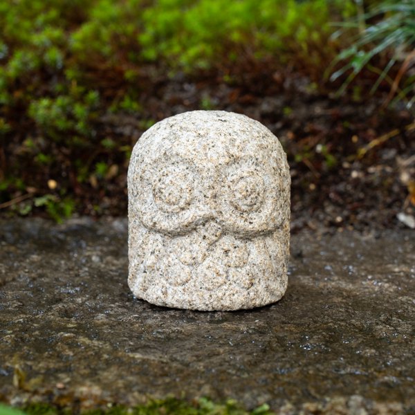 蛭川錆石製のふくろう | Owl Made of Hirugawa Stone