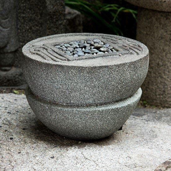 御影石製、布泉鉢孤篷庵型 | Fusenbachi