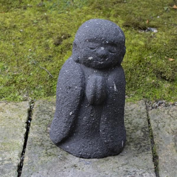 ʡȬι¢(K) | Black Jizo Made of Yame Stone