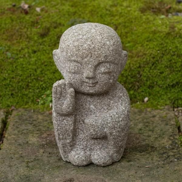 由良石製の地蔵（印） | Jizo (Mudra) made of Yura stone
