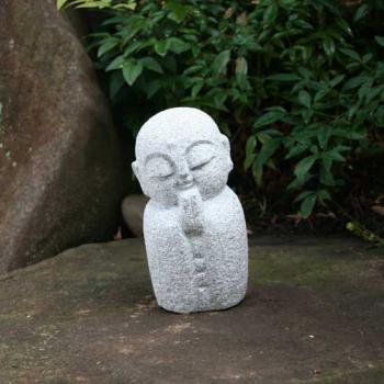 合掌地蔵さん(小)Jizo/白御影石