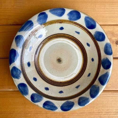 【未使用品】やちむん　風香原　仲里香織　8寸皿　大皿 やちむん | 風香原 8寸皿 - カモシカ雑貨店 ネットショップ